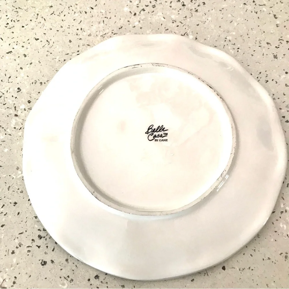 3-D Plate, Bella Casa by Ganz, 10”, “The Market”, Colorful and Fun!